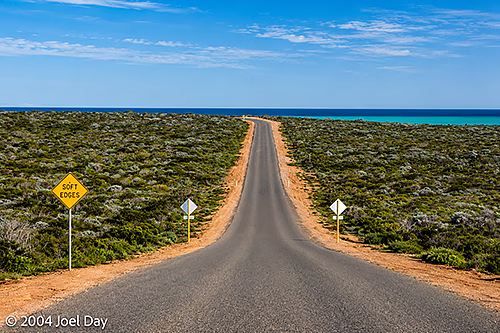 Road through Francois Peron National Park near Monkey Mia, Western Australia