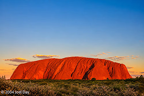 Uluru at sunset, Northern Territory
