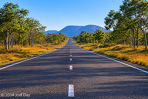 Victoria Highway in northern Australia