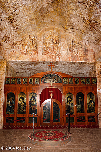 Underground church in Coober Pedy, South Australia