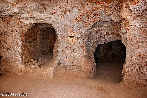 Opal mine pits in Coober Pedy, South Australia