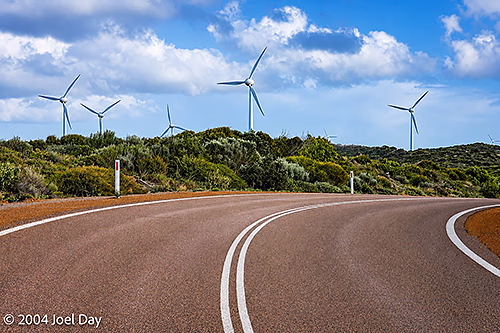 Wind farms along the Great Ocean Drive, Esperance, Western Australia