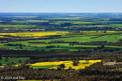 View from the top of Porongurup National Park, near Albany, Western Australia