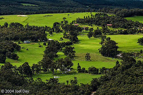 View from the top of Porongurup National Park, near Albany, Western Australia