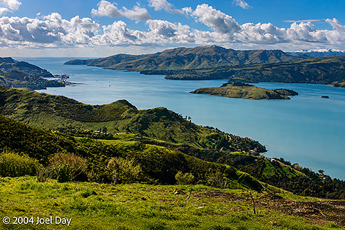 Bay south of Christchurch, South Island, New Zealand