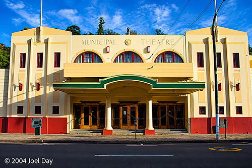 Art Deco Architecture in Napier, North Island, New Zealand