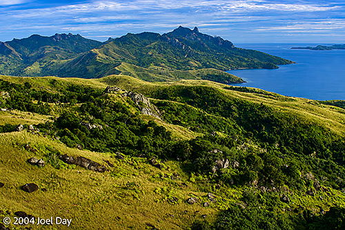 View from the top of Wayalailai Island, Yasawas Island Group, Fiji