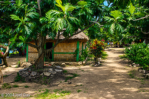 Village on Wayalailai Island, Yasawas Island Group, Fiji