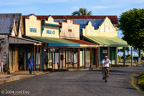 Early Morning on Levuka's Main Street, Ovalau Island, Fiji