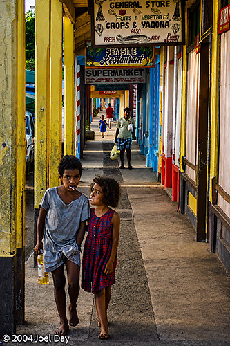 Early Morning on Levuka's Main Street, Ovalau Island, Fiji