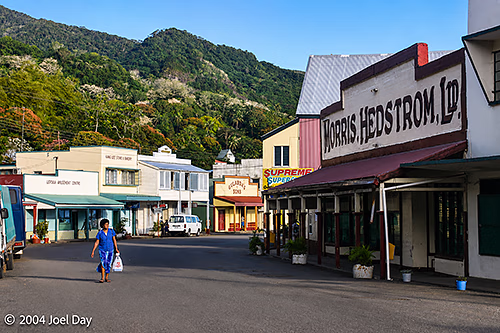 Early Morning on Levuka's Main Street, Ovalau Island, Fiji