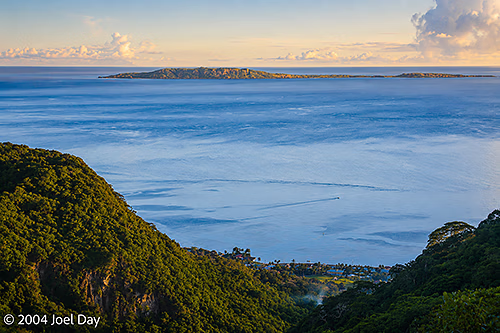 View from Volcanic Rim on Lovoni to Levuka Hiking Track, Ovalau Island, Fiji