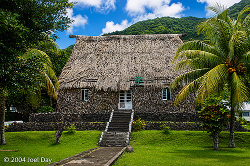 Traditional Fijian Bure, Levuka, Ovalau Island, Fiji