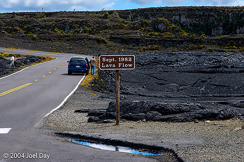 Lava Flow Path in 1982, Hawai'i Volcanoes National Park, Island of Hawai'i, Hawai'i