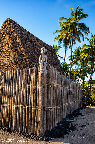 Hale o Keawe at Puʻuhonua o Hōnaunau National Historical Park, Island of Hawai'i, Hawai'i