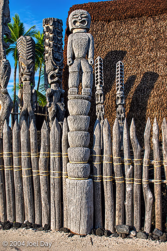 Hale o Keawe at Puʻuhonua o Hōnaunau National Historical Park, Island of Hawai'i, Hawai'i