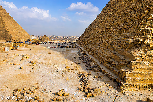 The Great Pyramids of the Giza Necropolis near Cairo, Egypt