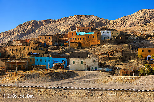 Rural Village near The Valley of the Kings, Luxor, Egypt