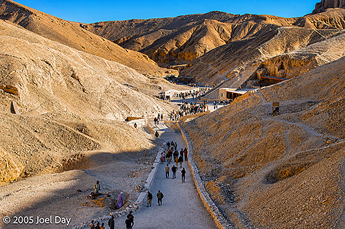 The Valley of the Kings near Luxor, Egypt