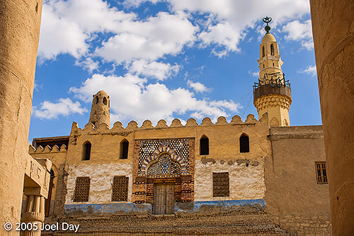 Mosque near Ancient Karnak and Luxor Temples, Luxor, Egypt