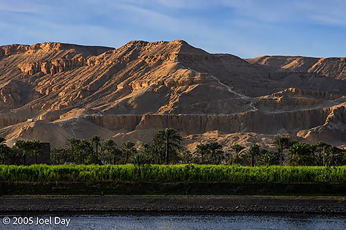 Life along the Nile River near Luxor, Egypt
