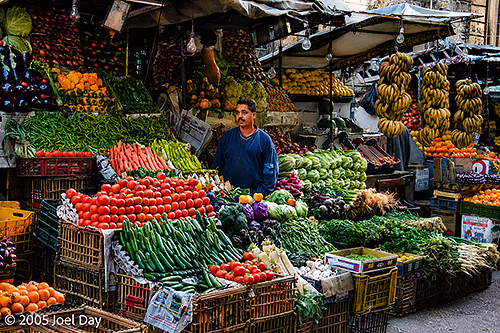 Fruit & Veg Street Market in Cairo, Egypt