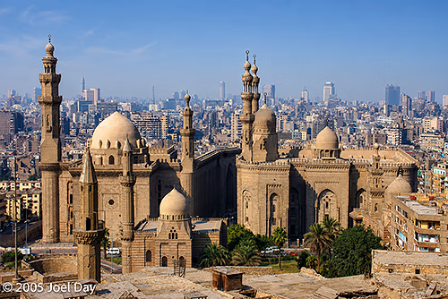View of Old Cairo from the Citadel of Cairo, Cairo, Egypt