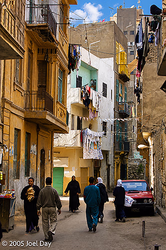Neighbourhoods near Coptic Cairo, Old Cairo, Egypt 
