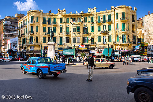 Talaat Harb Square in Cairo, Egypt