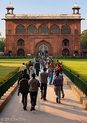 Naubat Khana, part of the Red Fort, a historic Mughal fort located in the Old Delhi area of Delhi, India