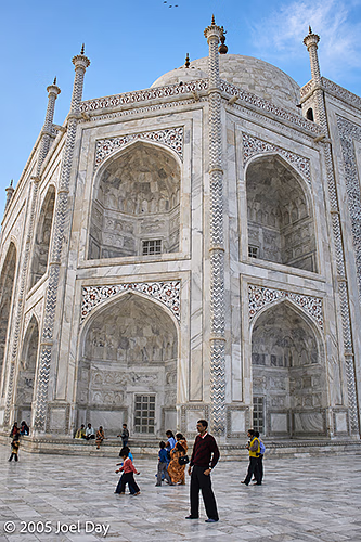 Details of the Taj Mahal, Agra, Uttar Pradesh, India