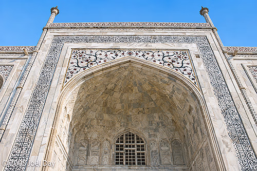 Details of the Taj Mahal, Agra, Uttar Pradesh, India