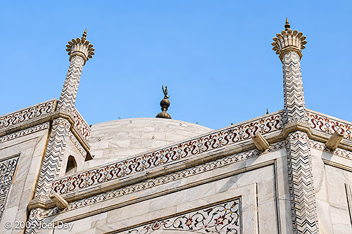 Details of the Taj Mahal, Agra, Uttar Pradesh, India
