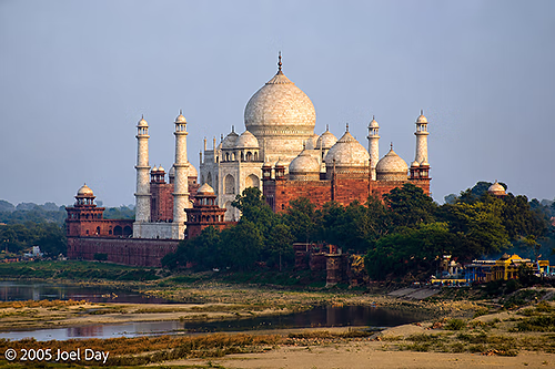 Taj Mahal, as seen from Agra Fort, Agra, Uttar Pradesh, India