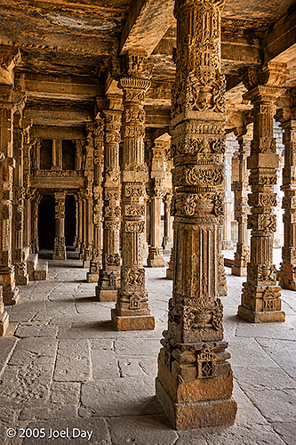 Monuments and Buildings of the Qutb Minar complex (finished in 1368), Delhi, India