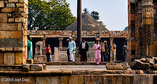 Monuments and Buildings from the Qutb Minar complex (finished in 1368), Delhi, India