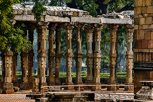 Monuments and Buildings of the Qutb Minar complex (finished in 1368), Delhi, India