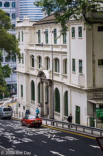 Flagstaff House in Hong Kong Park, built on the former site of the British Army's Victoria Barracks in 1846.