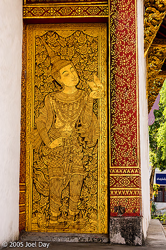 Buddhist temple design in Chiang Mai, Thailand