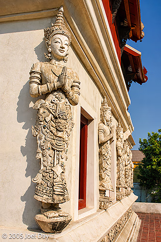 Buddhist temple design in Chiang Mai, Thailand