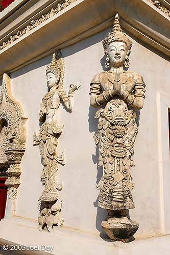 Buddhist temple design in Chiang Mai, Thailand