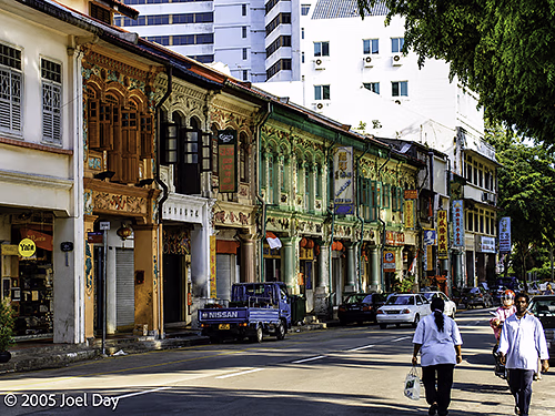 Mix of Old and New on Singapore Street, Singapore