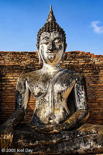 Sukhothai Temple ruins, former capital of the Sukhothai Kingdom (also known as the Kingdom of Siam), Sukhothai, Thailand