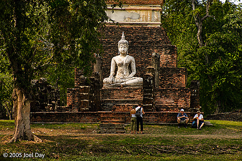 Sukhothai Temple ruins, former capital of the Sukhothai Kingdom (also known as the Kingdom of Siam), Sukhothai, Thailand