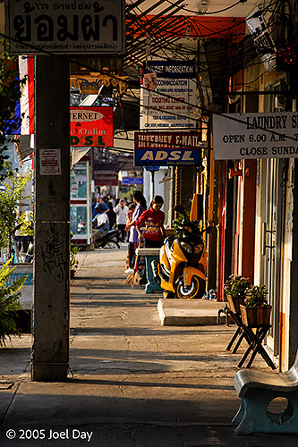 City Street in Krabi, Thailand