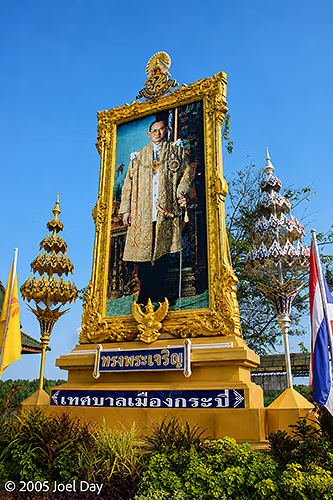 Portrait of the King of Thailand