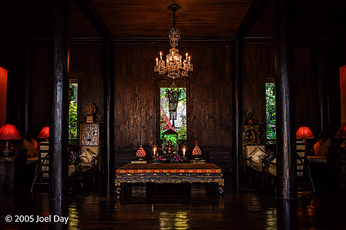 Interior of Jim Thompson's House in Bangkok, Thailand