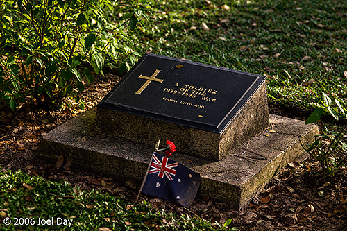 Australian POW Grave in Kanchanaburi, Thailand