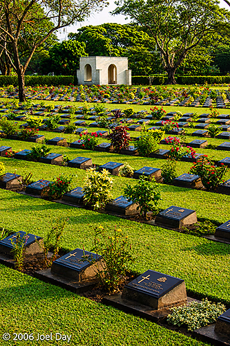 Prisoner of War Graves in Kanchanaburi, Thailand