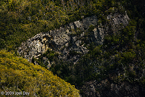 View from the top of Mount Oakleigh (1286m) near the Overland Track in Tasmania